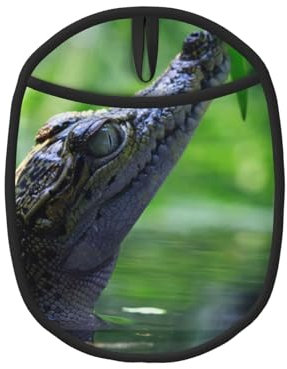 Krokodil, Topflappen, hitzebeständige Topflappen, rutschfeste Topfuntersetzer aus Silikon für die Küche