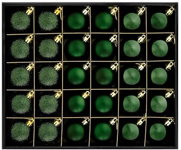 Sage Green Shatterproof Bauble, 50 Pack