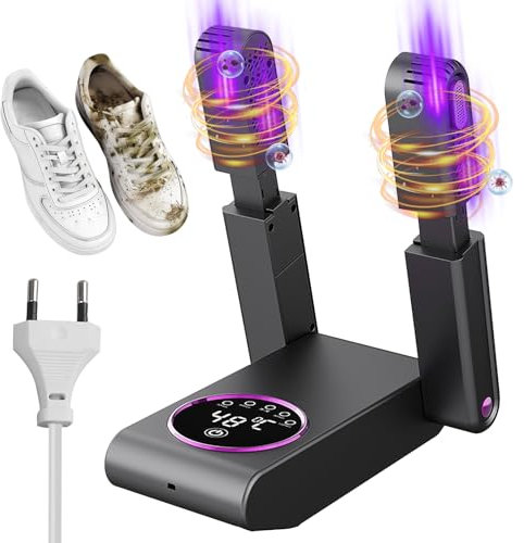 Schuhtrockner Elektrisch - Elektrischer Schuhtrockner - Stiefeltrockner Schuh Trockner Mit Intelligenter Timer 360° Trocknung Schuhwärmer Mit 3 Modi Timer für Schuhe, Boxhandschuh, Skistiefel