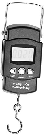 Cabilock 50kg De Báscula De Pesca Portátil Con Cinta Métrica Para Equipaje y Pesca Exteriores