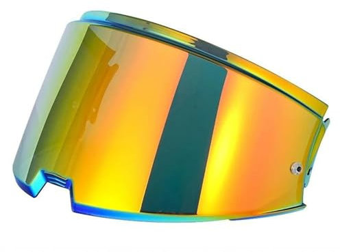 Visiera Lente per Casco Casco da Moto per LS&2 FF906 per Ad&va&NT(Yellow)