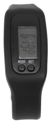 Sosoport 2pezzi Contapassi Digitale Con Display Lcd Orologio Elettronico Da Polso Multifunzione Tracker Fitness Resistente e Basso Consumo Adatto Uomo e Donna Per Camminata e Corsa Colore n