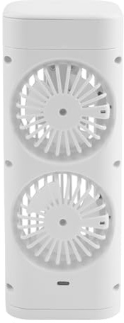 Mini climatiseur portable USB avec fonction ventilateur de bureau, refroidisseur d'air à 3 vitesses pour une utilisation estivale à la maison, au bureau ou à la chambre à coucher, design silencieux et
