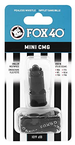 Fox 40 Mini CMG con cordino staccabile, nero