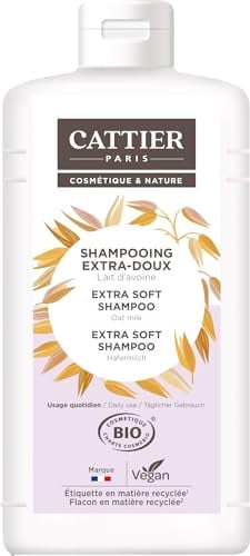 Cattier Extraweiches Shampoo – Hafermilch – für den täglichen Gebrauch – 1 l