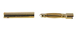 Goldkontakt 1,5mm Stecker/Buchse 2 Paar - Goldkontakt zweiteilig 1.5mm