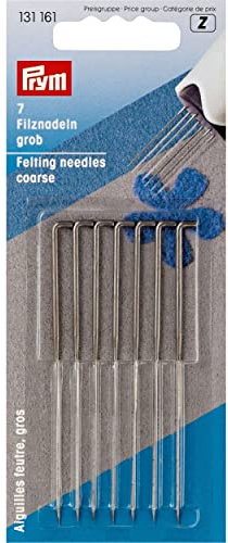 Prym 131161 Filznadeln grob 78 mm, Silber
