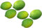 Künstliche Grüne Zitrone/Limette, 6 Stück - Lebensechtes Plastikobst, Limetten Plastikfrucht, Kunstobst, Frucht, Dekoration, Schaufenster, Haushalt, Küche, Hotel, Grüne Zitronen, Lime 6 Pack