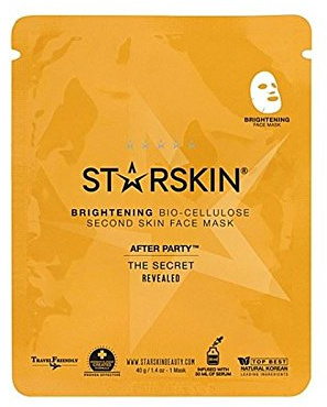 Starskin After-Party - Kokos Bio-Zellulose Zweite Haut Gesichtsmaske Aufhellung