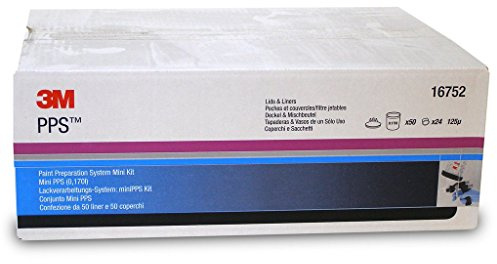3M PPS 16752. Disposable Cups (Beaker + Lid + Filter) of 170Â ML and 125â Micron Filter, Box 50â Glasses