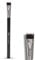 Nanshy Flacher Definer Pinsel – Flacher Eyeliner Pinsel – Flacher Lidschattenpinsel – Quadratische dünne Oberseite – Augenbrauentönung – Augenbrauen-Concealer, schwarzer Holzgriff