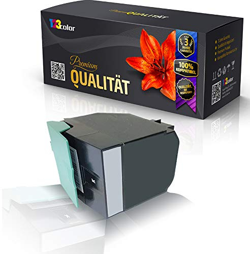 123Color Alternative Tonerkartusche Schwarz kompatibel für Lexmark 4.000 Seiten CX410de CX410dte CX410e CX510de CX510dhe CX510dthe CX 410 de CX 410 dte CX 410 e CX 510 de CX 510 dhe CX 510 dthe 802HK