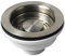 Talea Kitchen Sink Bowl Type Basket Strainer 114mm Flange Drain Waste with Plug White