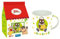 Porzellan-Tasse Pittiplatsch im Haus: Motiv mit Keks in Geschenkkarton: Kaffeetasse Teetasse Geschenkidee Geschenk Tasse
