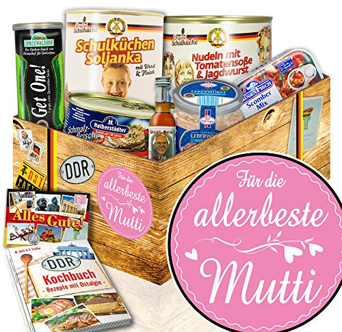 Für die allerbeste Mutti - Geschenk für Geburtstag - Ostalgie Box