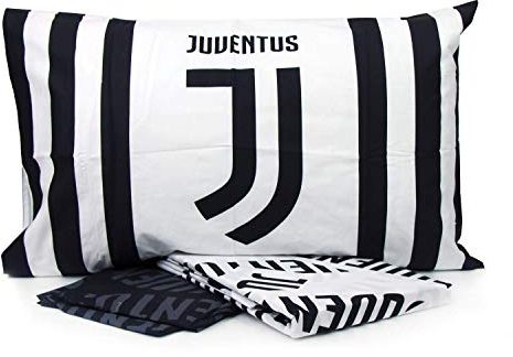 FC JUVENTUS Completo Letto Singolo Cotone sopra sotto federe Ufficiale - Variante 4
