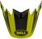 BELL Moto-9 Flex Visier Offroad Motorradhelm-Zubehör – Teilung matt/glänzend schwarz/hochsichtbar/grau