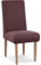 CAVADORE Esszimmerstuhl Kira / Polsterstuhl für Küche, Esszimmer oder Wohnküche / Passend zur Küchengarnitur Kira / Leichte Fleckenentfernung dank Soft Clean / 48 x 103 x 62 / Flachgewebe: Weinrot