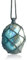 Spring.Rd Collier avec pendentif en labradorite naturelle et corde tressée à la main - Pierre de lune naturelle - Pierre de guérison - Pour homme et femme