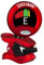 Silver Snark 2 Clip-On Chromatic Guitar Tuner - Red with Ultra-Fast Response and Long Battery Life | For Guitar, Bass, Ukulele, Banjo
