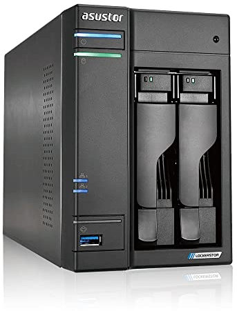 Asustor AS6602T - Bay da 6 TB con 2 unità disco da 3 TB Seagate IronWolf