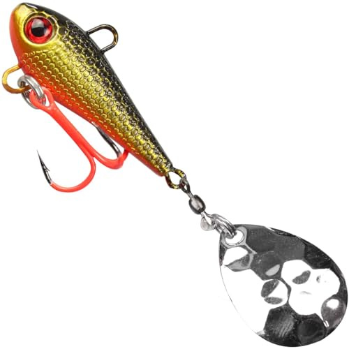 Seika Pro Jig Spinner für Barsche, Zander & Rapfen 8g Bleikopfspinner Musashi Slim