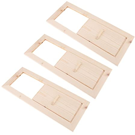 predolo 3 X Robustes Sauna Lüftungsgitter, Verstellbares Spa Lüftungsgitter, Ersatz