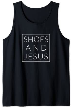 Schuhe und Jesus, christlicher Designerschuh Tank Top