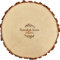 Baumscheibe 23cm mit Gravur (Namen) personalisiert, Holz-Scheibe als Gästebuch, Geschenk-Idee zur Hochzeit Geburtstag Taufe Kommunion, Motiv D3
