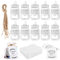 10 Stück FlaschenöFfner für Babyparty Gastgeschenke Taufe Babyparty Taufe Gastgeschenk Geburtstagsfeier-Andenken-Dekoration Babyflaschenform Gastgeschenke für Babypartybevorzugung (Silber 01)