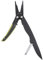 SOG Aegis MT Leichtes Kompaktes Multi-Tool für den Außenbereich mit Edelstahl-Clippoint-Klinge und Zange, Schwarz/Moos