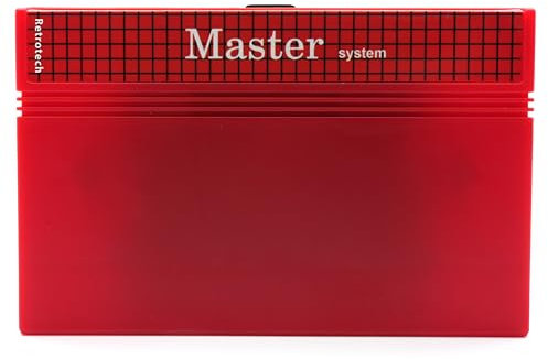 Retrotech 600 in 1 Game Cartridge for Sega Master System Game Console - Red