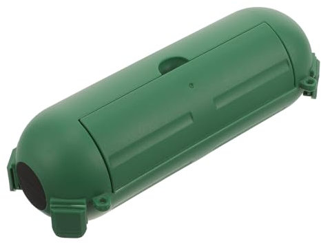 Uonlytech Outdoor Kabelbox Für Verlängerungskabel Wetterfeste Anschlussdose Mit Krallen Und Löchern Einfache Installation Hoher Schutz Für Kabel Für Außenbereich Langlebig Und Robust