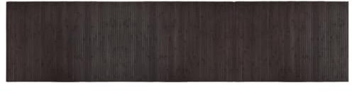 vidaXL Teppich, Bambusteppich Rechteckig, Bambusmatte rutschfest für Wohnzimmer, Läufer Küchenteppich Flurteppich, Modern, Dunkelbraun 70x300cm Bambus
