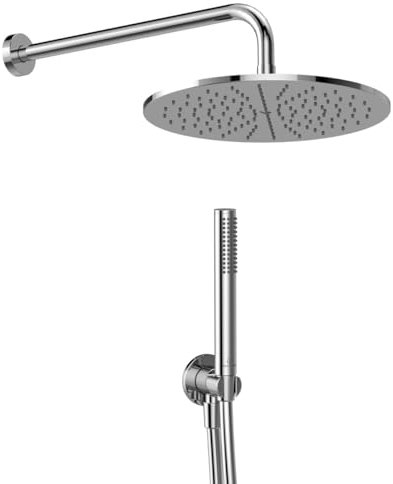 Ideal Standard - Idealrain, Minikit accessori doccia, Set tondo per doccia, Cromato