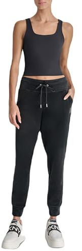 DKNY Damen Sweatpants Rhstn Logo Jogger