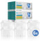 Aigostar 2 Pack de 6 filtros para jarra de agua. Filtros de repuesto para jarra de agua Aigostar, duración 60 días por cada cartucho, Libre de BPA, diseño exclusivo
