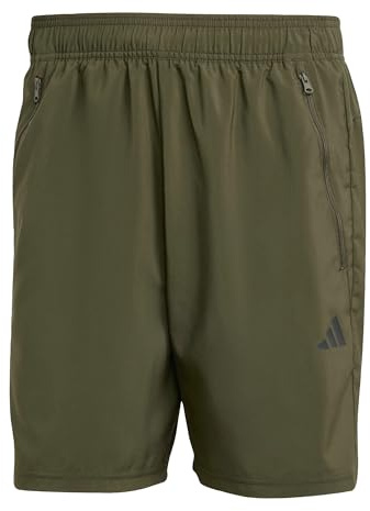 adidas Herren Train Essentials Woven Training Shorts, Night Cargo/Black, XXL 7 inch