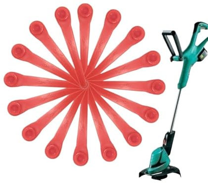 FRAOMHFW 50PCS Kunststoff Ersatz for Gras Trimmer Easy Cut Li-18/23R for Cordless Gras Trimmer Klinge Cutter Rasen Trimmer(Green)