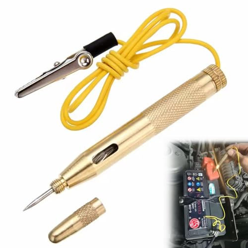 Tester del Circuito del Cavo del Fusibile, Tester di Tensione,Penna del tester del circuito,tester della penna di Prova della Tensione,DC 6/12/24V,Per il test circuito