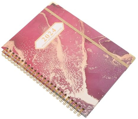 STOBOK Spiralplaner Notizbuch Wochenplaner Spiralblock Planerbuch Mit To-do-listen Notizbücher Liniert Für Organisation Reisen Und Alltag