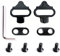 2 Stücke SPD Schuhe Adapter Cleats Fahrrad Schuh konverter Fahrrad Cleats Fahrradschuh Cleat Cover Schuhklampen Pedale SPD Cleat Adapter Fahrradpedaladapter für Rennradpedale (SPD Cleats)