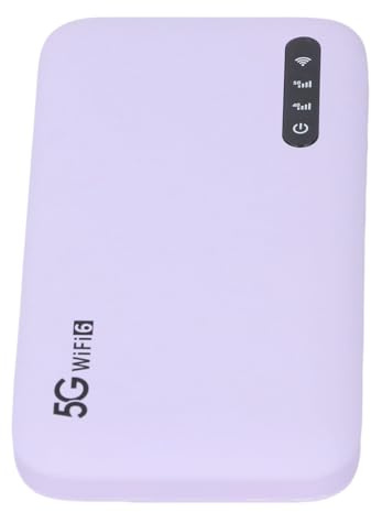 5G WiFi Mobile Hotspot-Gerät, Tragbares WLAN für Reisen, mit Multitrier-Netzwerk, Verbinden Sie Bis zu 16 Geräte, die in 6100-mAh Eingebaut Sind