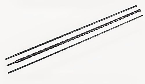 Unibos | 3pc 1000mm Long SDS Plus Drills - 12mm, 16mm, 24mm | For Masonry (3PCs 1M 12, 16 & 24mm)
