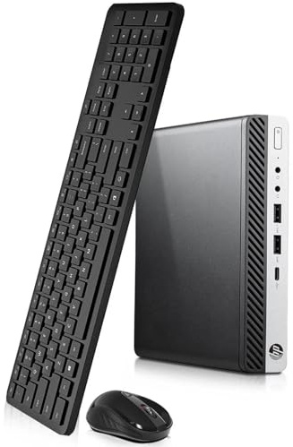 HP EliteDesk 800 G3 Desktop Mini Micro MFF Tiny DM PC i5 6500T 16GB RAM 512GB SSD Windows 11 Pro 1ND92EA#ABU (Renewed)