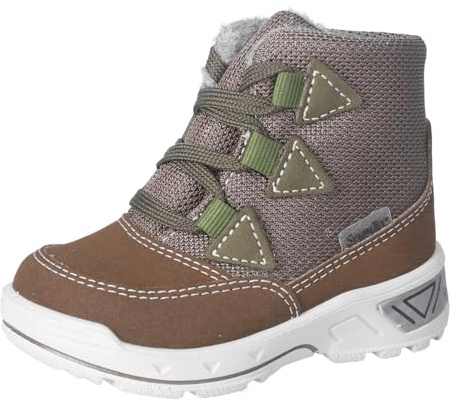 RICOSTA Jungen Stiefel Emil, Kinder Lauflernschuhe, Weite: Mittel, lose Einlage, Sympatex, Booties, wasserdicht, Hazel/Schoko (260), 27 EU