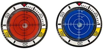 Homelytic Professional Golf Green Reader, Precision Ball Marker with Bubble Level,True Aim Ball Marker, Blue Visual Guide, Slope Reading Tool for Putting Analysis