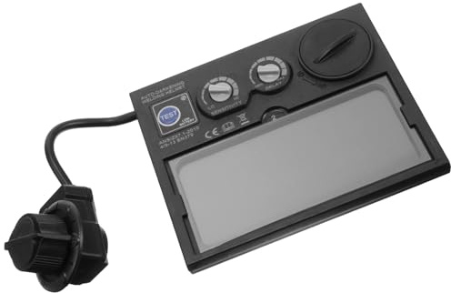 DOITOOL Lente de Soldadura Eléctrica Fotosensible Oscurecimiento Automático Cubierta Ajustable para Casco de Soldadura Protección Facial contra Chispas y Deslumbramiento y Corte