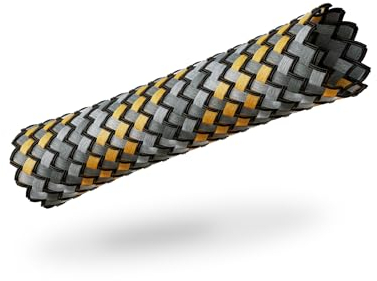 VIABLUE Sleeves * Geflechtschlauch * ORANGE * Größe MEDIUM für Kabel-Ø von 5 bis 13 mm * Meterware * Gewebeschlauch/Kabelschutzhülle/Kabelschlauch * per m