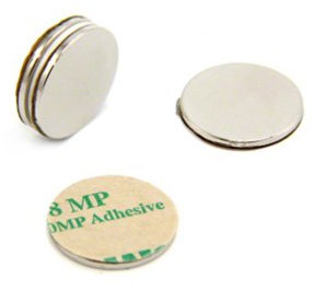 Adhesive N42 Neodymium Magnet for Arts, Crafts, Model Making, DIY, Hobbies, Office and Home - 20mm dia x 1.5mm - 2kg Pull - North - Pack of 4